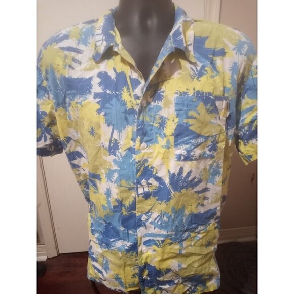 Columbia Other - Columbia PFG Shirt Mens Large Blue Green Floral Trollers Best Vented Fishing USA